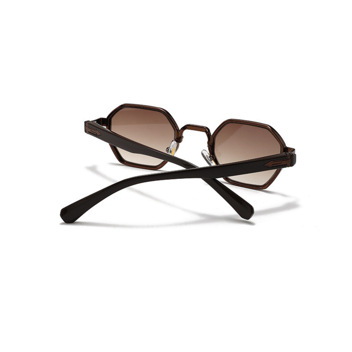 Mocha Crest – Statement Metal Sunglasses (ET-SG66)