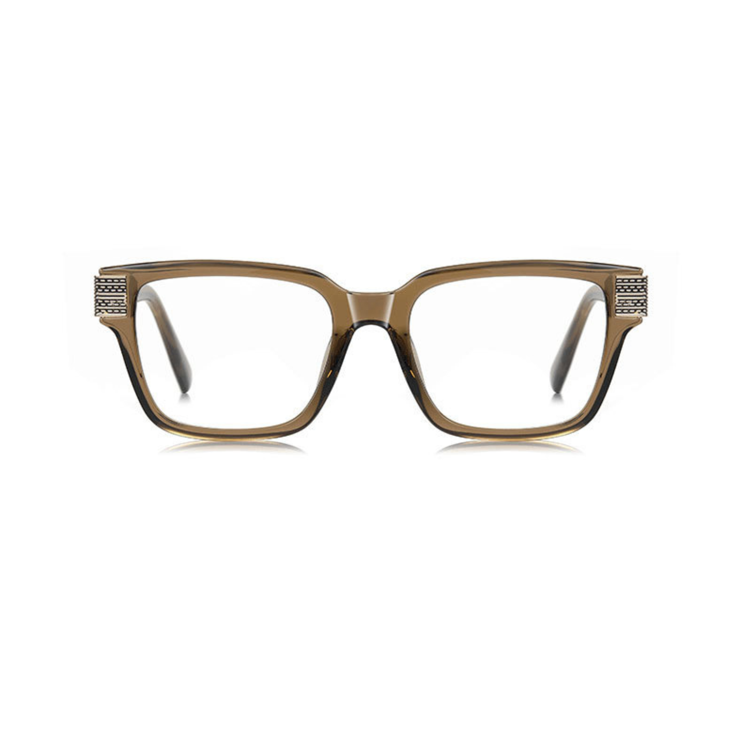 Earthline Classic β Brown Square Eyeglasses (ET-OP58)