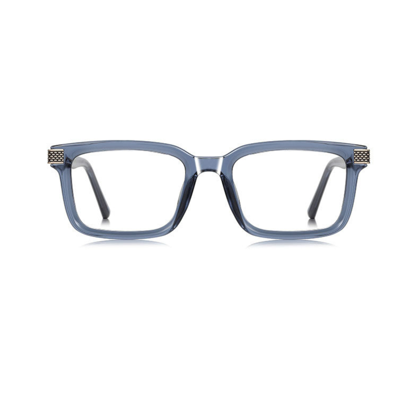 Azure Edge – Modern Square Eyeglasses (ET-OP56)