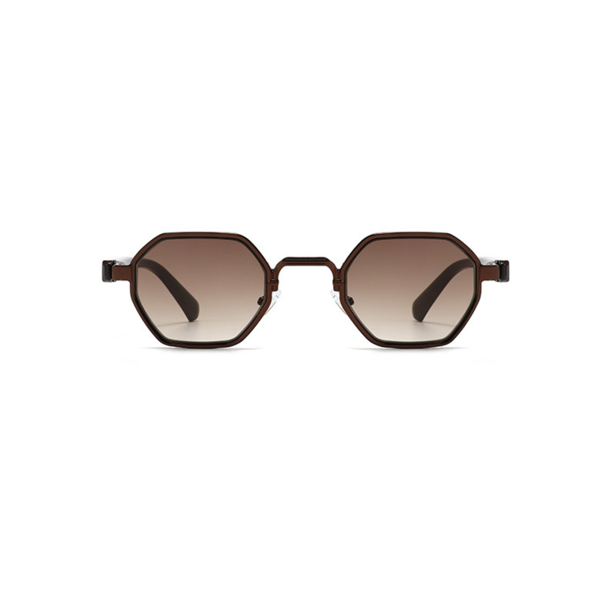 Mocha Crest – Statement Metal Sunglasses (ET-SG66)