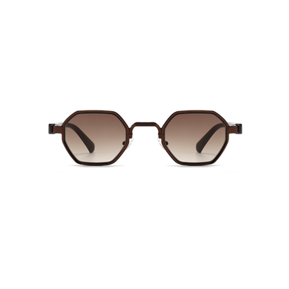 Mocha Crest – Statement Metal Sunglasses (ET-SG66)