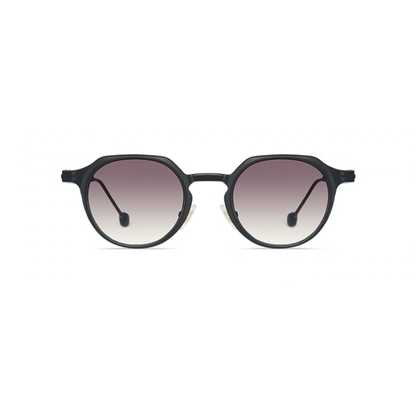 Avenue Black – Tinted Round Sunglasses (ET-SG106)