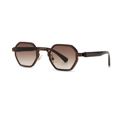 Mocha Crest – Statement Metal Sunglasses (ET-SG66)