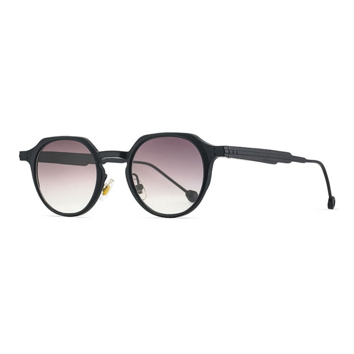 Avenue Black – Tinted Round Sunglasses (ET-SG106)