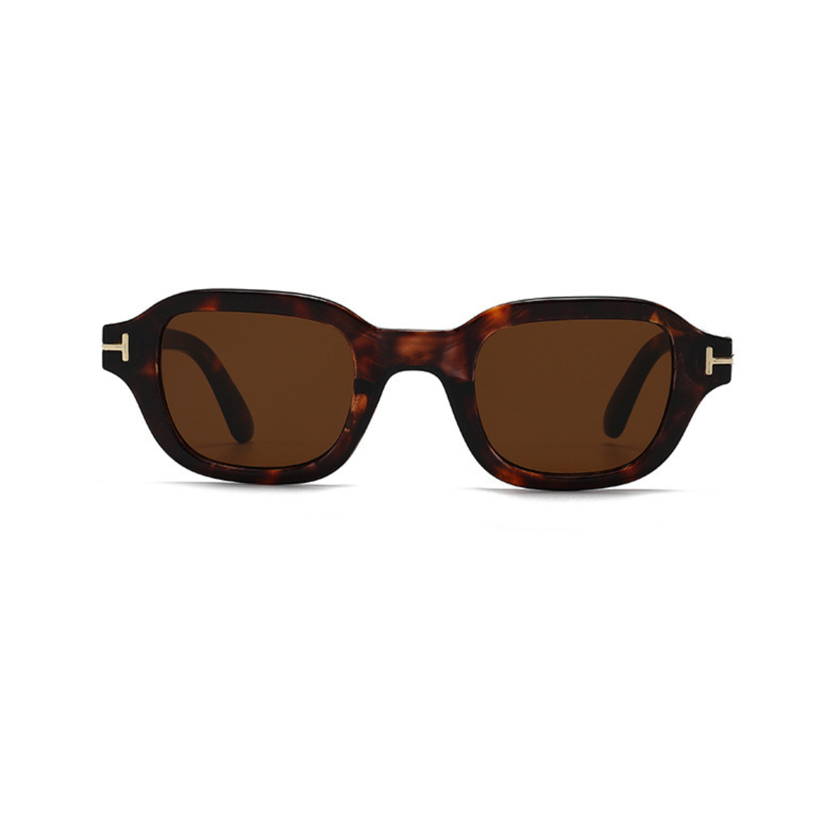 Mocha Frame – Bold Square Sunglasses (ET-SG75)