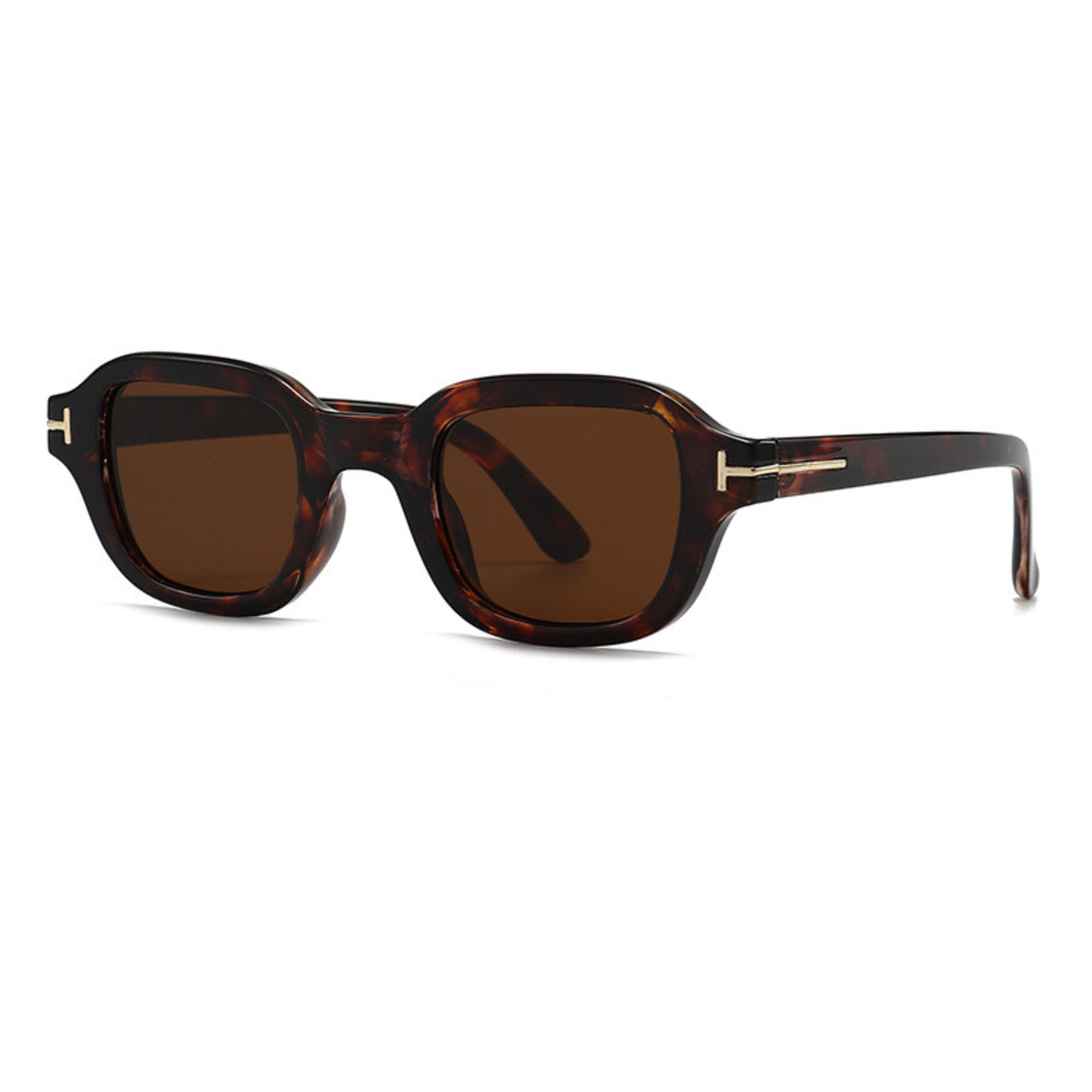 Mocha Frame – Bold Square Sunglasses (ET-SG75)
