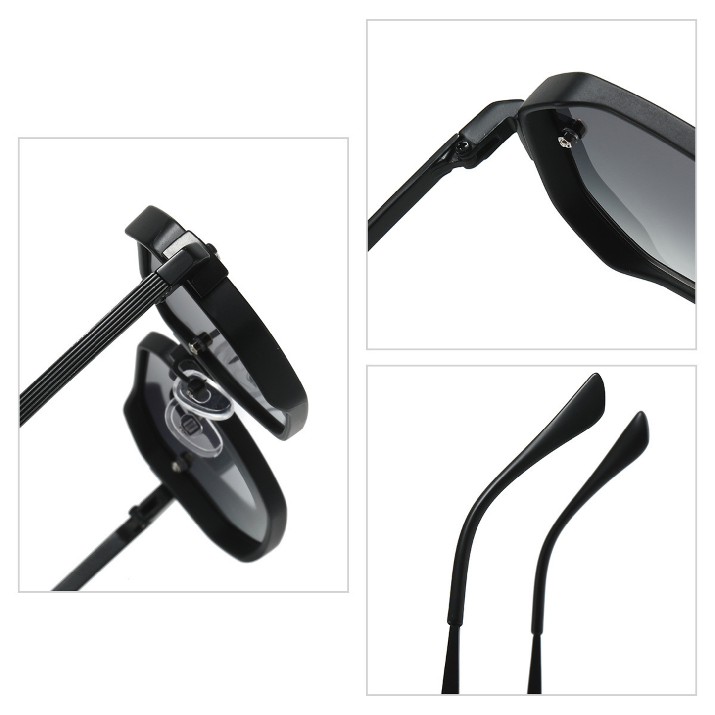 Obsidian Luxe – Box Frame Sunglasses (ET-SG44)