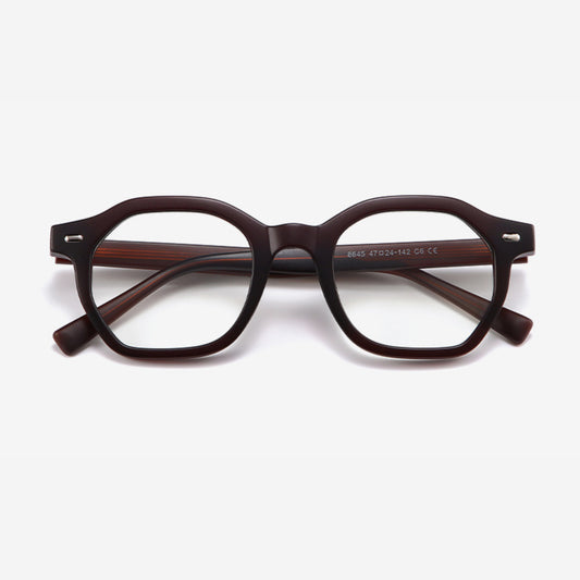 Pomegranate Juice – Hexagon Optical Frame (ET-OP37)