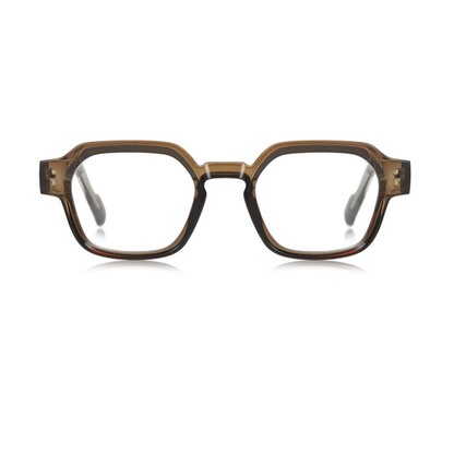 Whiskey Tint – Classic Square Eyeglasses (ET-OP54)