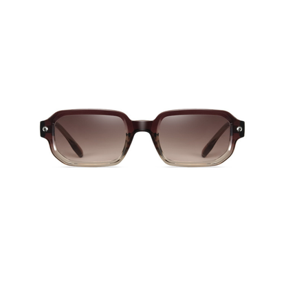 Havana Fade – Gradient Square Sunglasses (ET-SG91)