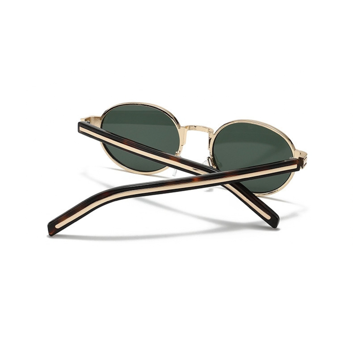 Golden Mocha – Green Lenses Sunglasses (ET-SG101)
