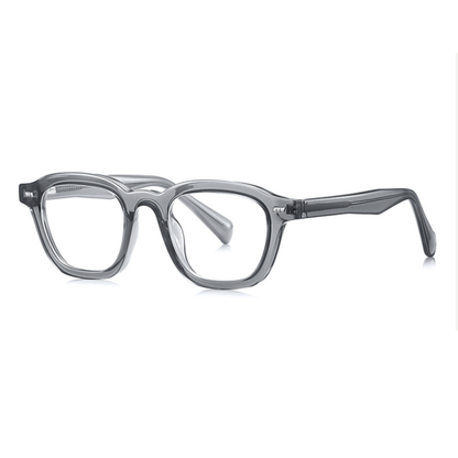 Slate Ember – Square Gray Eyeglasses (ET-OP61)
