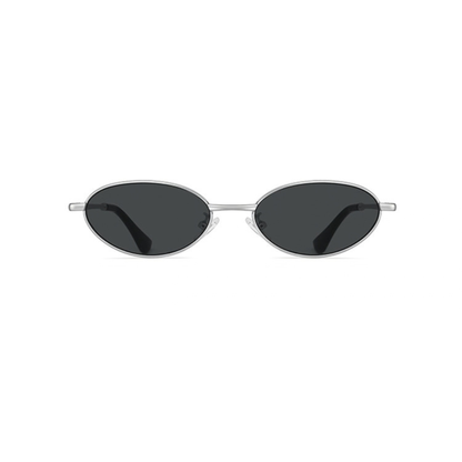 Silver Flair – Metal Oval Sunglasses (ET-SG111)