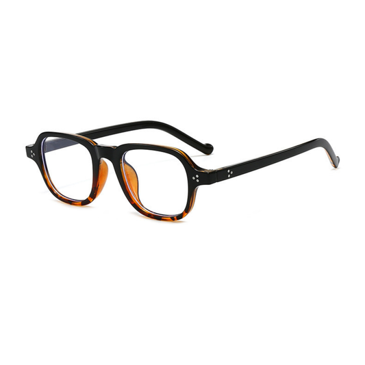 Sunset Noir – Black & Orange Eyeglasses (ET-OP64)