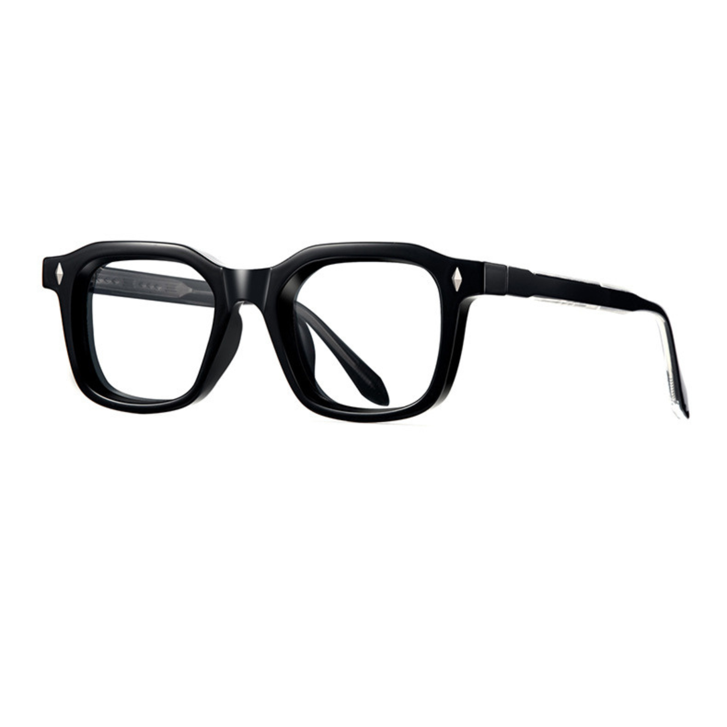 Noir Grid – Square Frame Eyeglasses (ET-OP47)