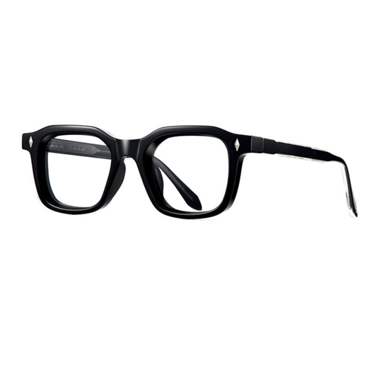Noir Grid – Square Frame Eyeglasses (ET-OP47)