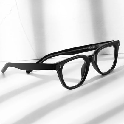 Obsidian Frame – Geometric Box Glasses (ET-OP44)