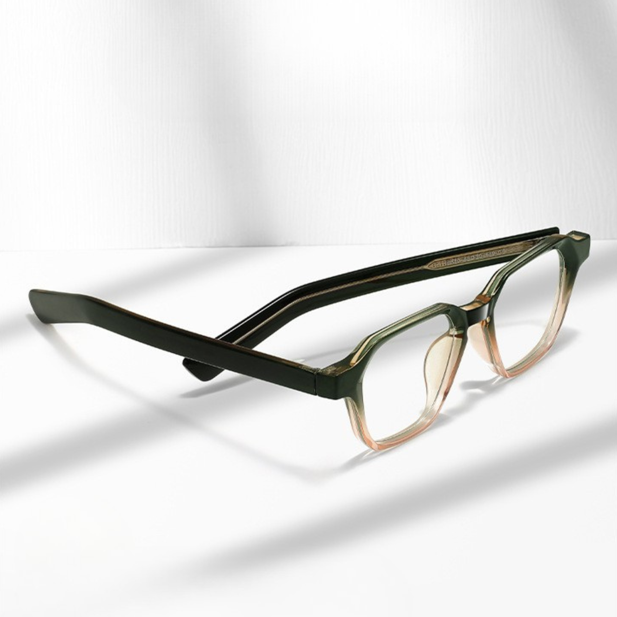 Jade Fade – Contemporary Geometric Eyeglasses (ET-OP70)
