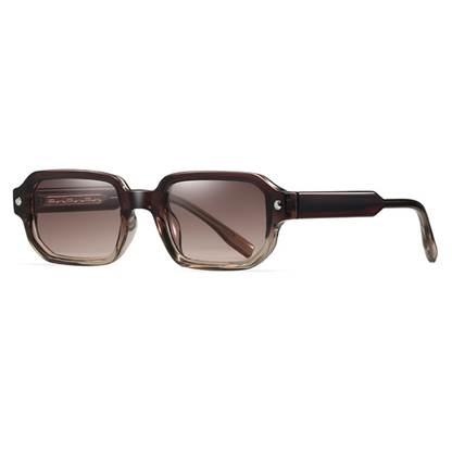 Havana Fade – Gradient Square Sunglasses (ET-SG91)