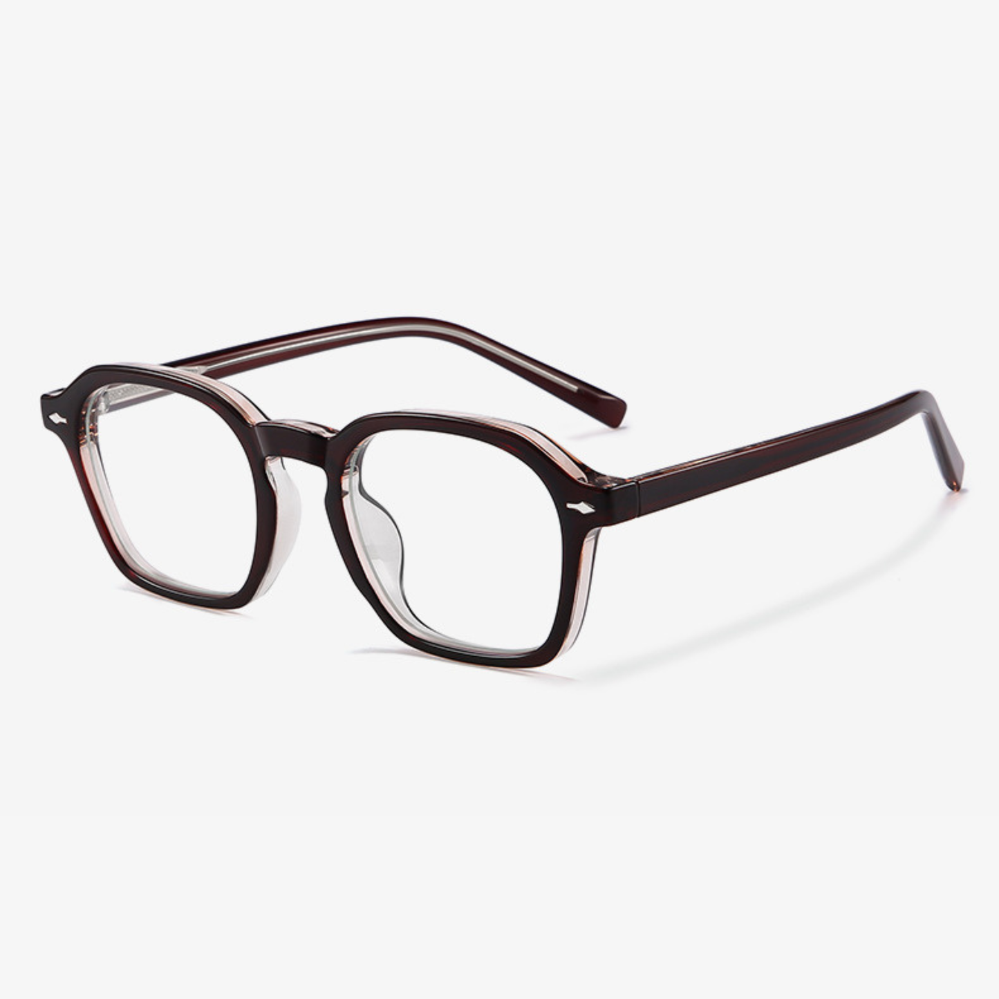 Crimson Apex – Polygon Statement Glasses (ET-OP45)