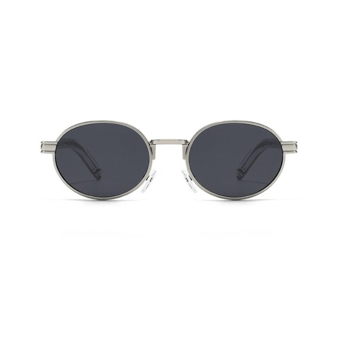 Chrome Mirage – Silver Oval Sunglasses (ET-SG100)