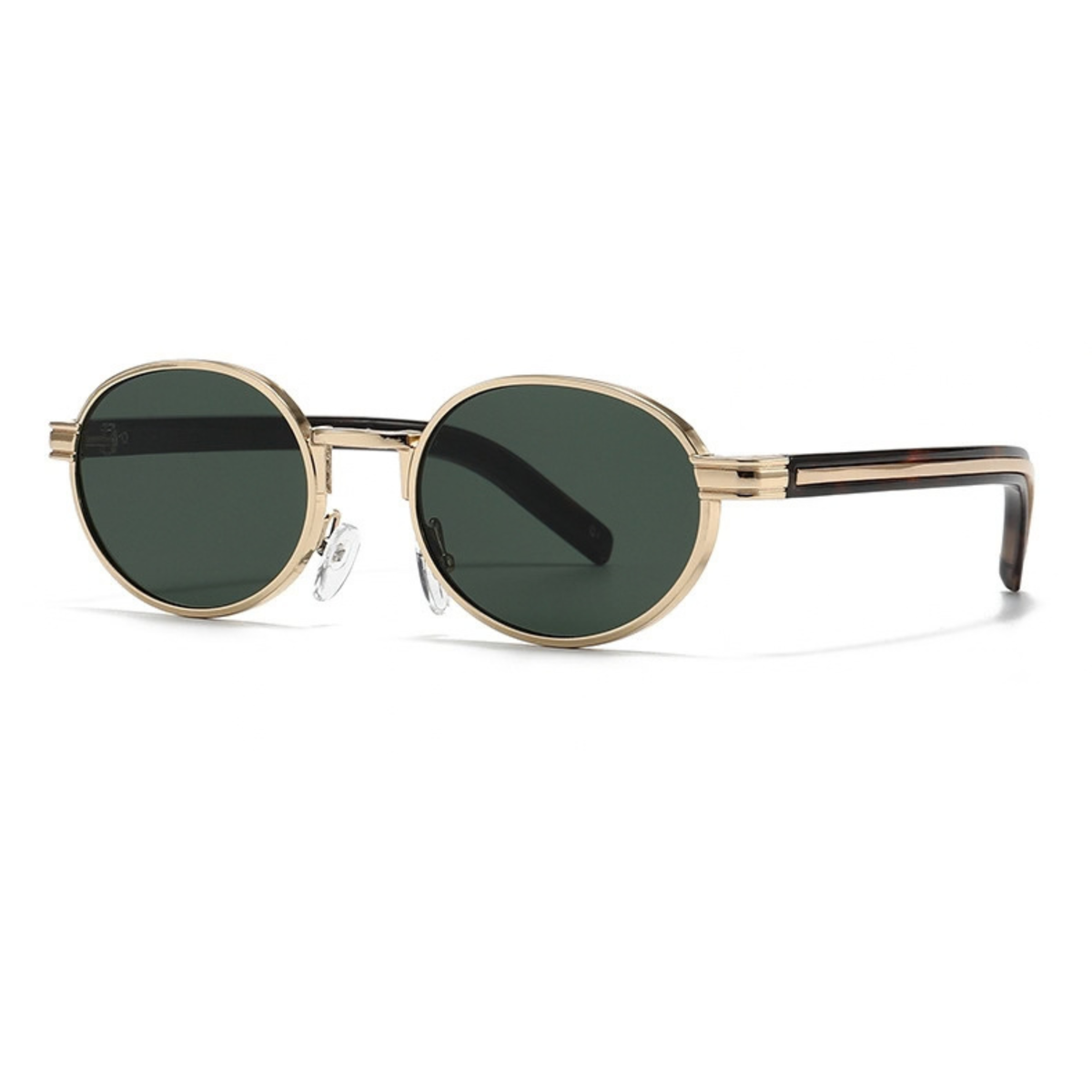 Golden Mocha – Green Lenses Sunglasses (ET-SG101)