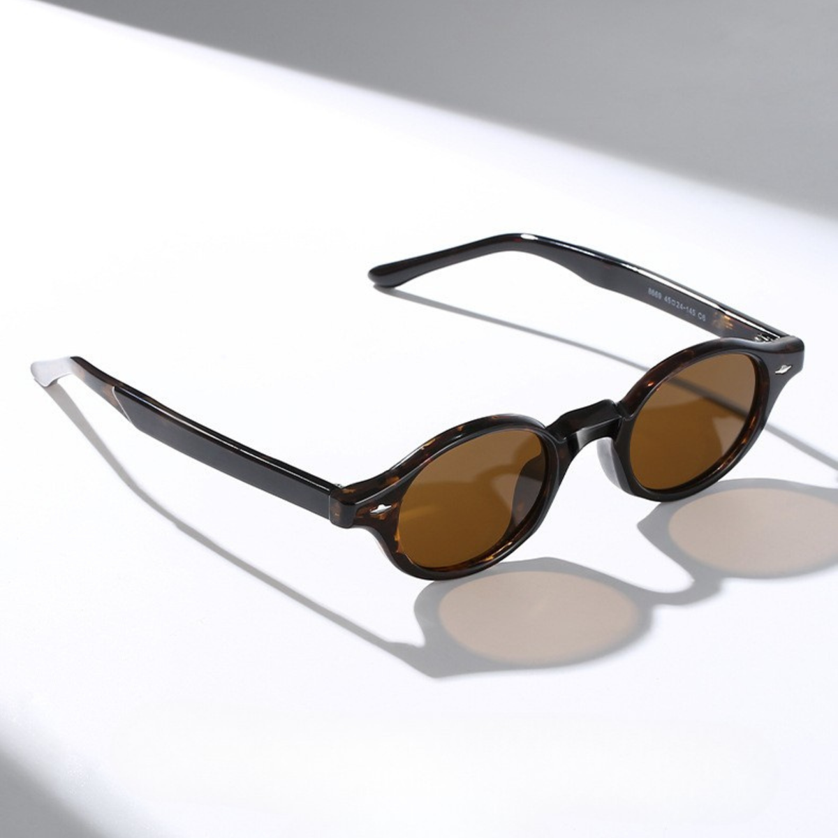 Tortoise Wave – Polarized Oval Sunglasses (ET-SG82)