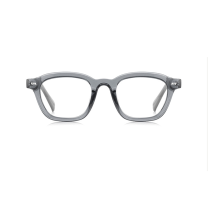 Slate Ember – Square Gray Eyeglasses (ET-OP61)