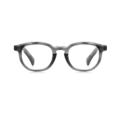 Graphite Aura Oval – Minimal Grey Eyeglasses (ET-OP52)