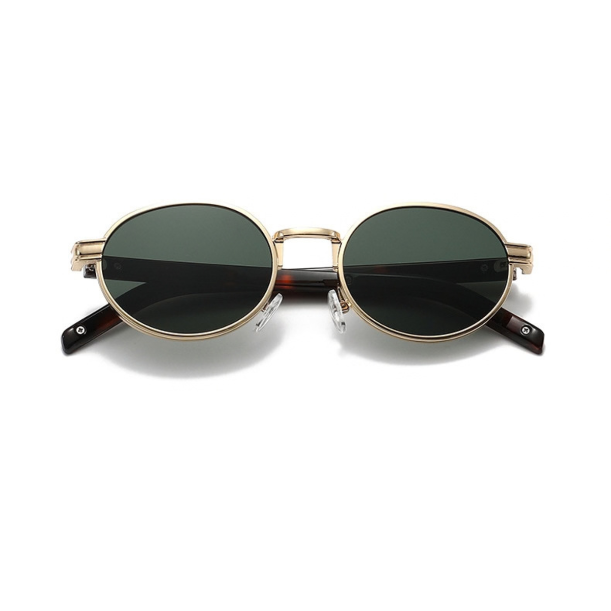 Golden Mocha – Green Lenses Sunglasses (ET-SG101)