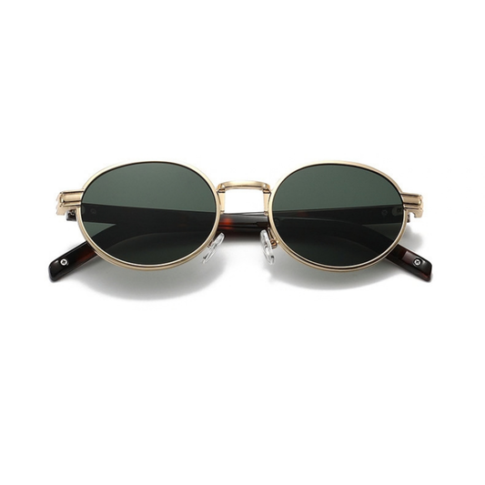 Golden Mocha – Green Lenses Sunglasses (ET-SG101)