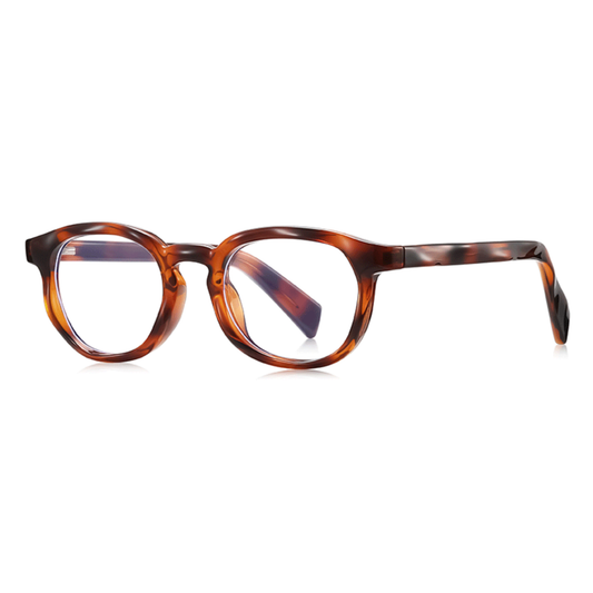 Tortoise Muse – Classic Oval Eyeglasses (ET-OP62)