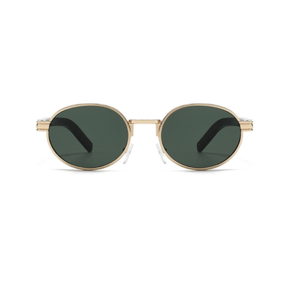 Golden Mocha – Green Lenses Sunglasses (ET-SG101)