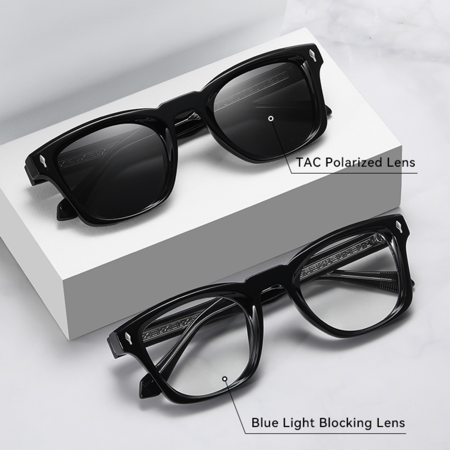 Onyx Frame – Geometric Sunglasses (ET-SG49)