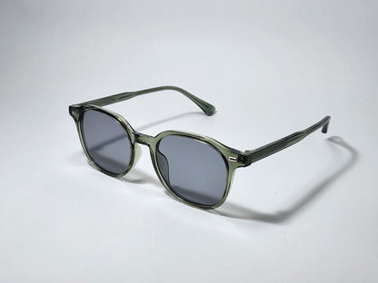 Forest Round – Green & Gray Round Sunglasses (ET-SG05)