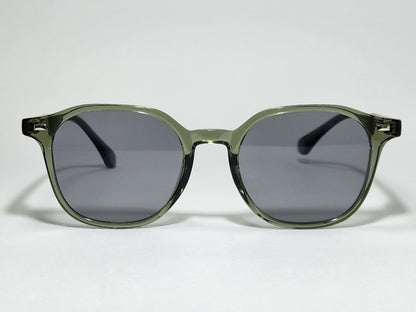 Forest Round – Green & Gray Round Sunglasses (ET-SG05)