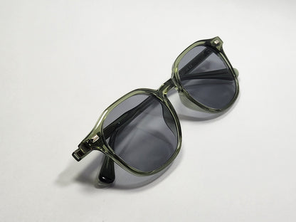 Forest Round – Green & Gray Round Sunglasses (ET-SG05)