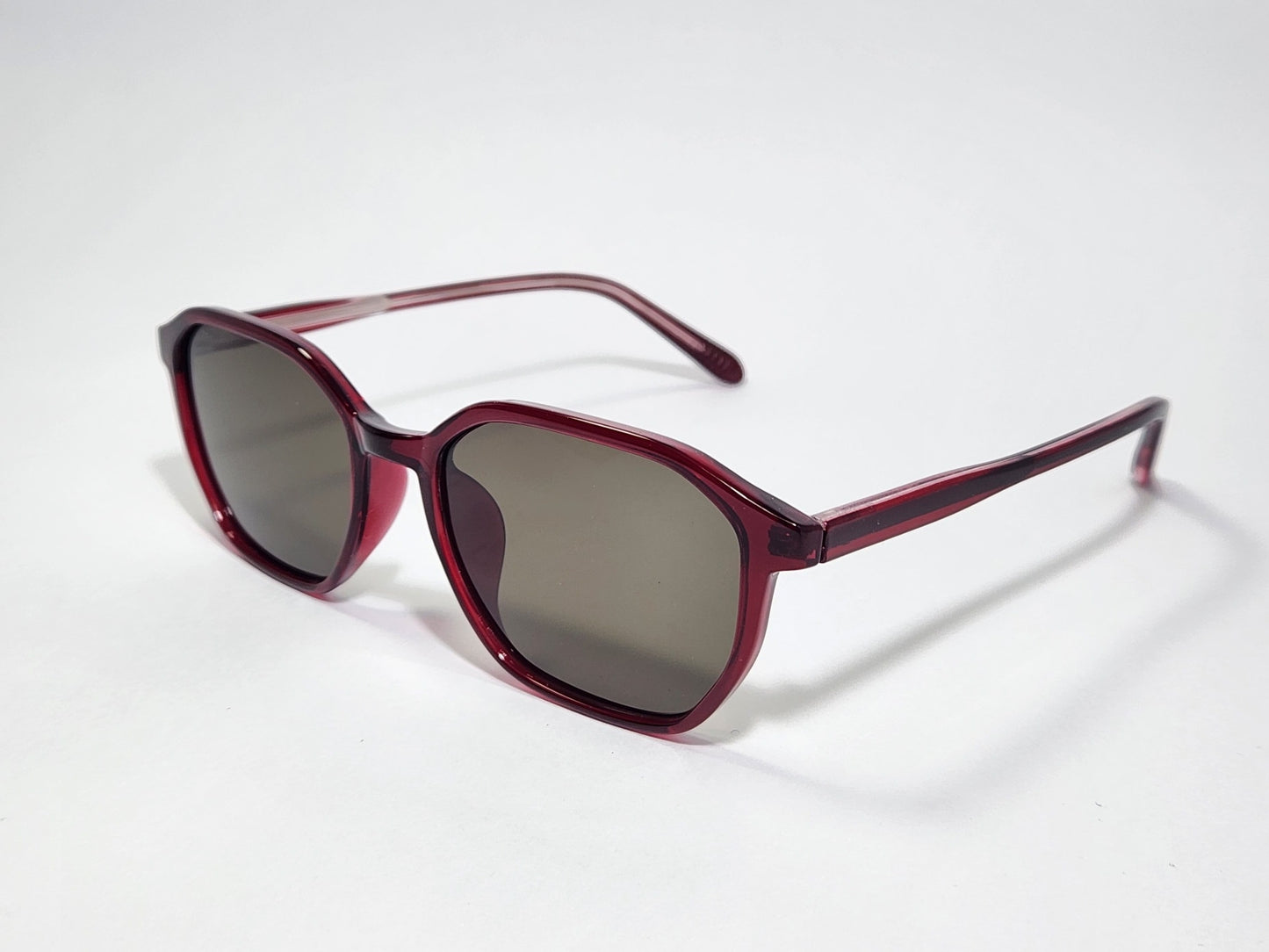 Ruby Mist – Transparent Red Sunglasses (ET-SG01)