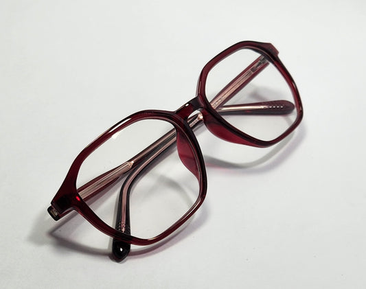 Wine & Dine – Transparent Red Box Frames (ET-OP06)