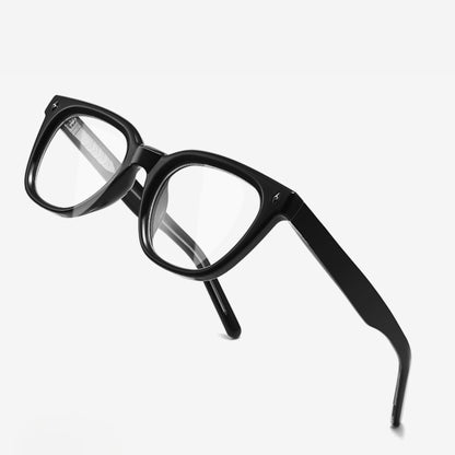Obsidian Frame – Geometric Box Glasses (ET-OP44)