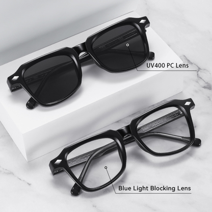 Noir Axis – Square Frame Sunglasses (ET-SG38)