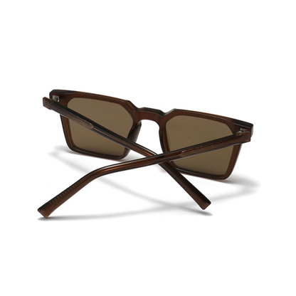 Dark Roast – Brown Angular Sunglasses (ET-SG104)