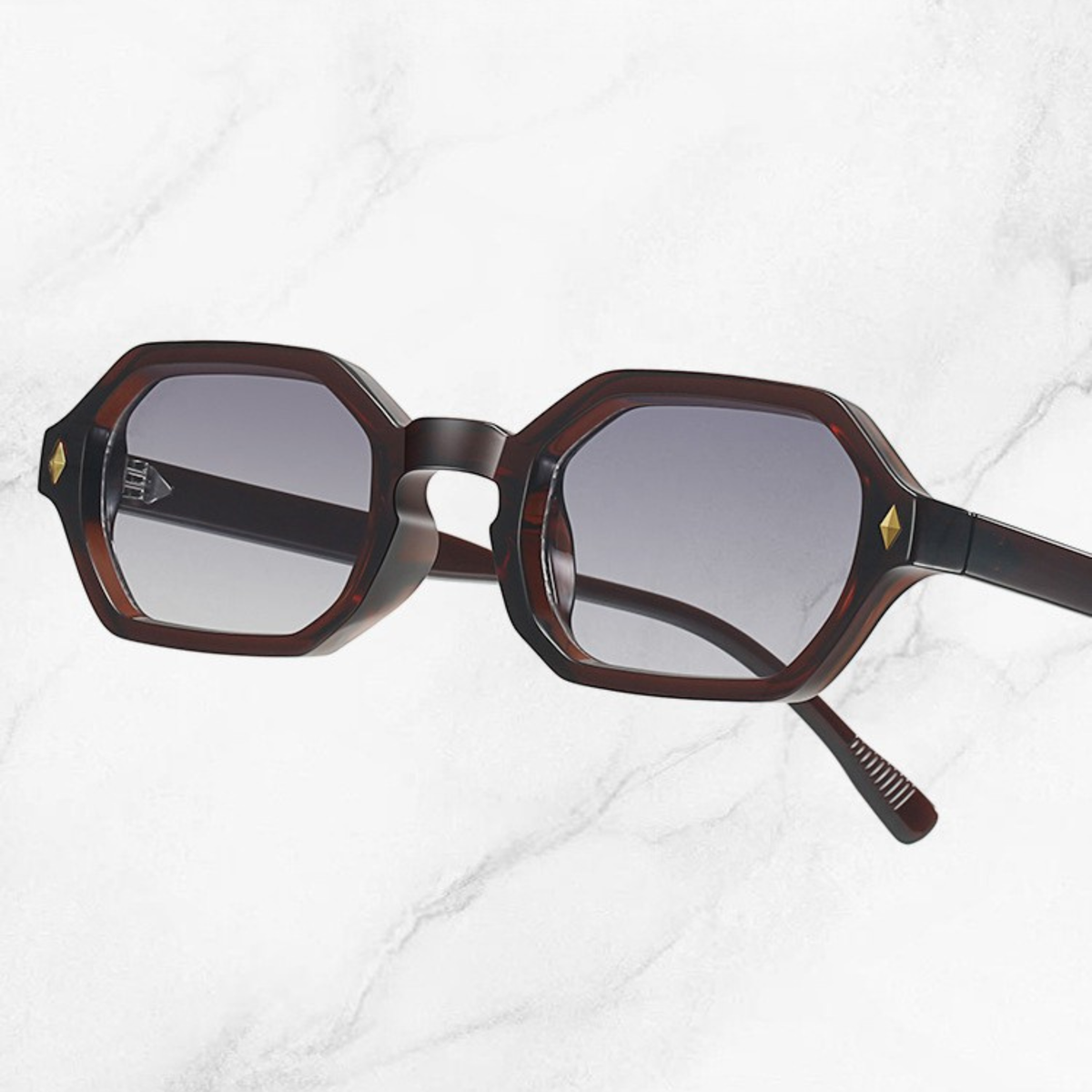 Espresso Shot – Sophisticated Square Sunglasses (ET-SG93)