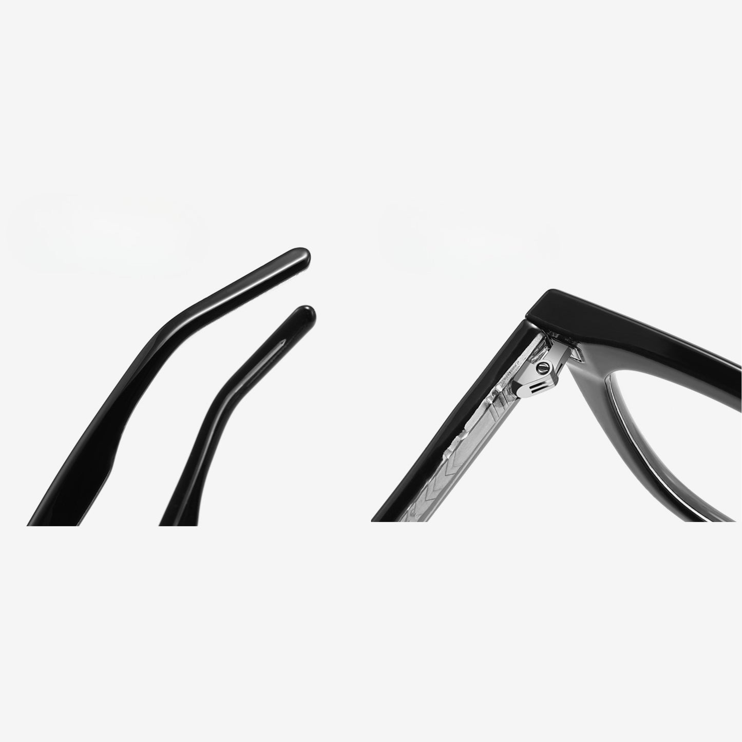 Obsidian Frame – Geometric Box Glasses (ET-OP44)