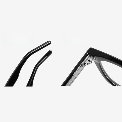 Obsidian Frame – Geometric Box Glasses (ET-OP44)