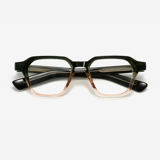 Jade Fade – Contemporary Geometric Eyeglasses (ET-OP70)