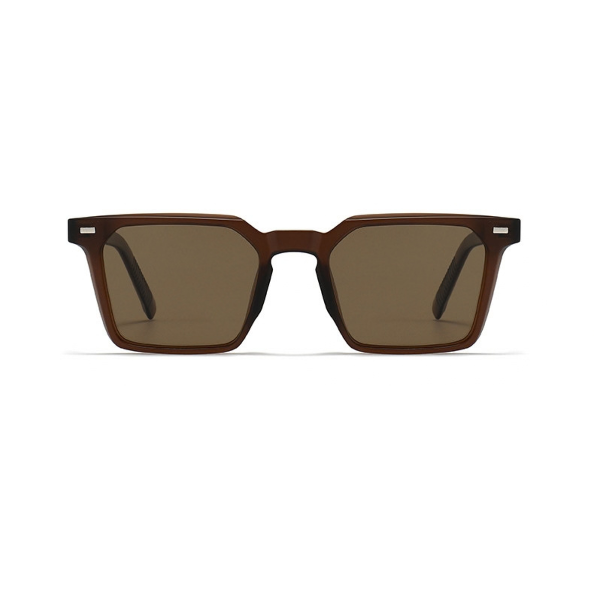 Dark Roast – Brown Angular Sunglasses (ET-SG104)