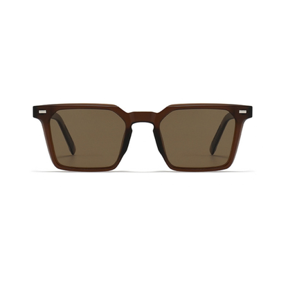 Dark Roast – Brown Angular Sunglasses (ET-SG104)