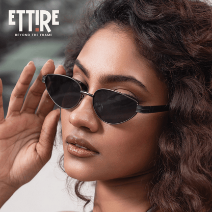 Noir Allure – Cat-Eye Sunshade Glasses (ET-SG31)