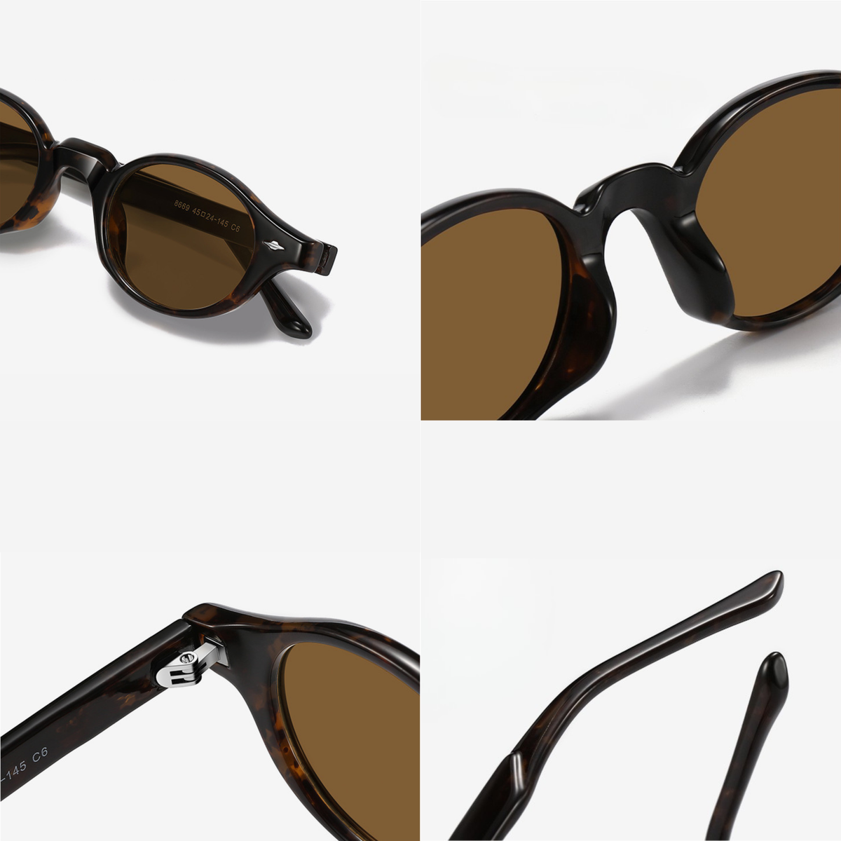 Tortoise Wave – Polarized Oval Sunglasses (ET-SG82)